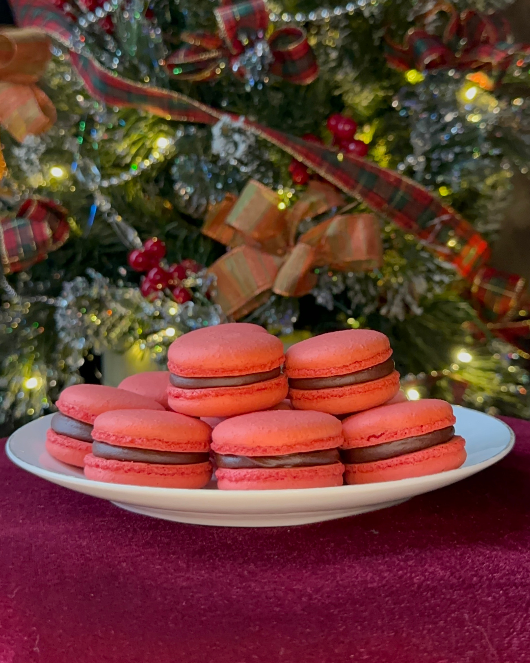 Chocolate-Filled Macarons – Box of 6 or 12