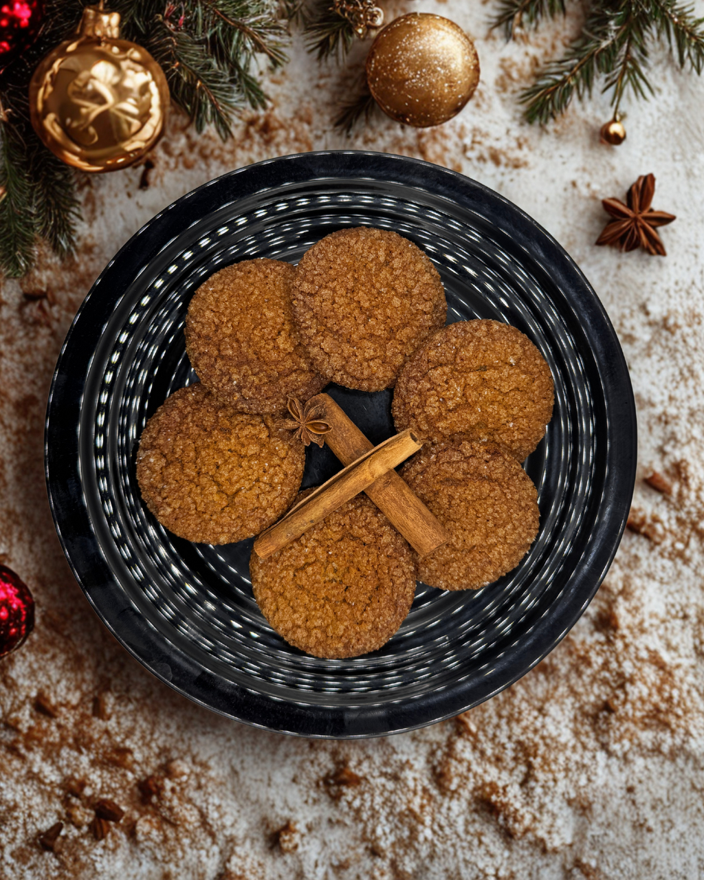 Gingersnap Cookies – Box of 12