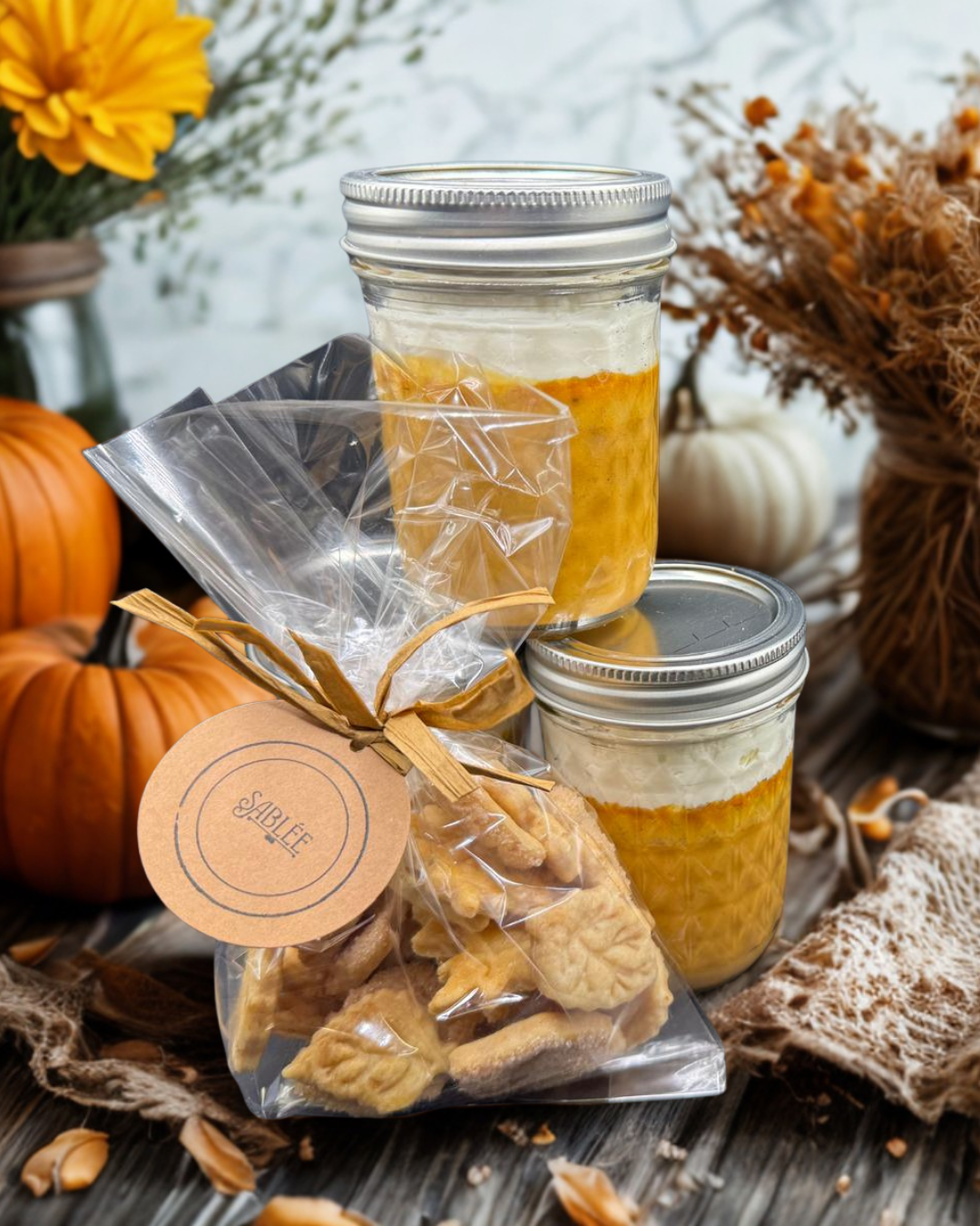 Pumpkin Pie in a Jar – Box of 2, 4, or 6
